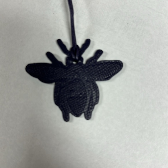 Navy blue bee Dior bag charm - Picture 3 of 3